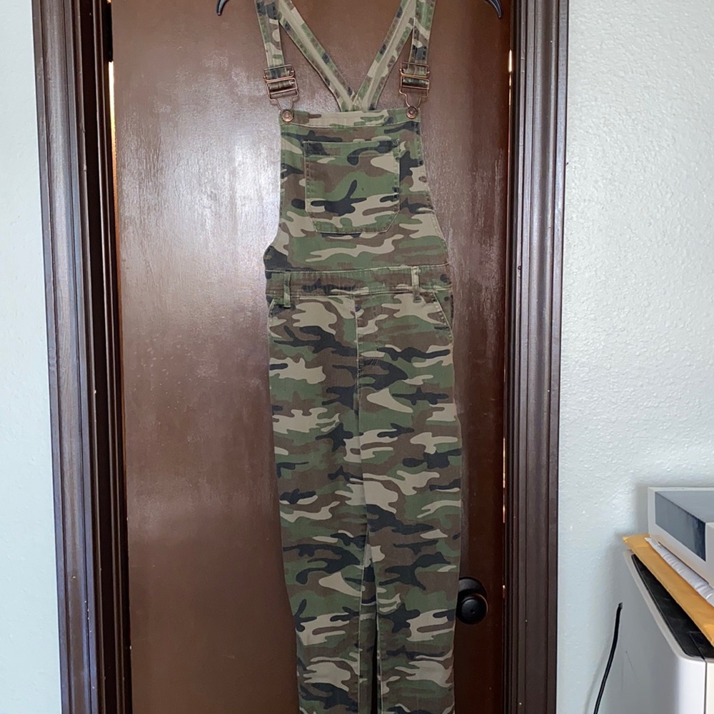 Camo overalls